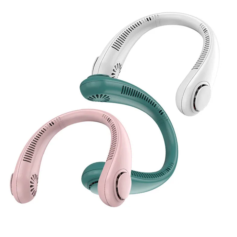 
48 воздуховыпускных отверстий, перезаряжаемый носимый шейный вентилятор с сильным ветром 