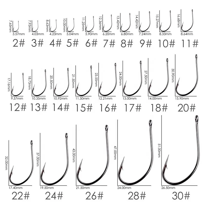 50pcs 10pcs Coating High Carbon Stainless Steel Barbed Carp Fishing Hooks Pack with Retail Original Box Fishing Hook Tackle