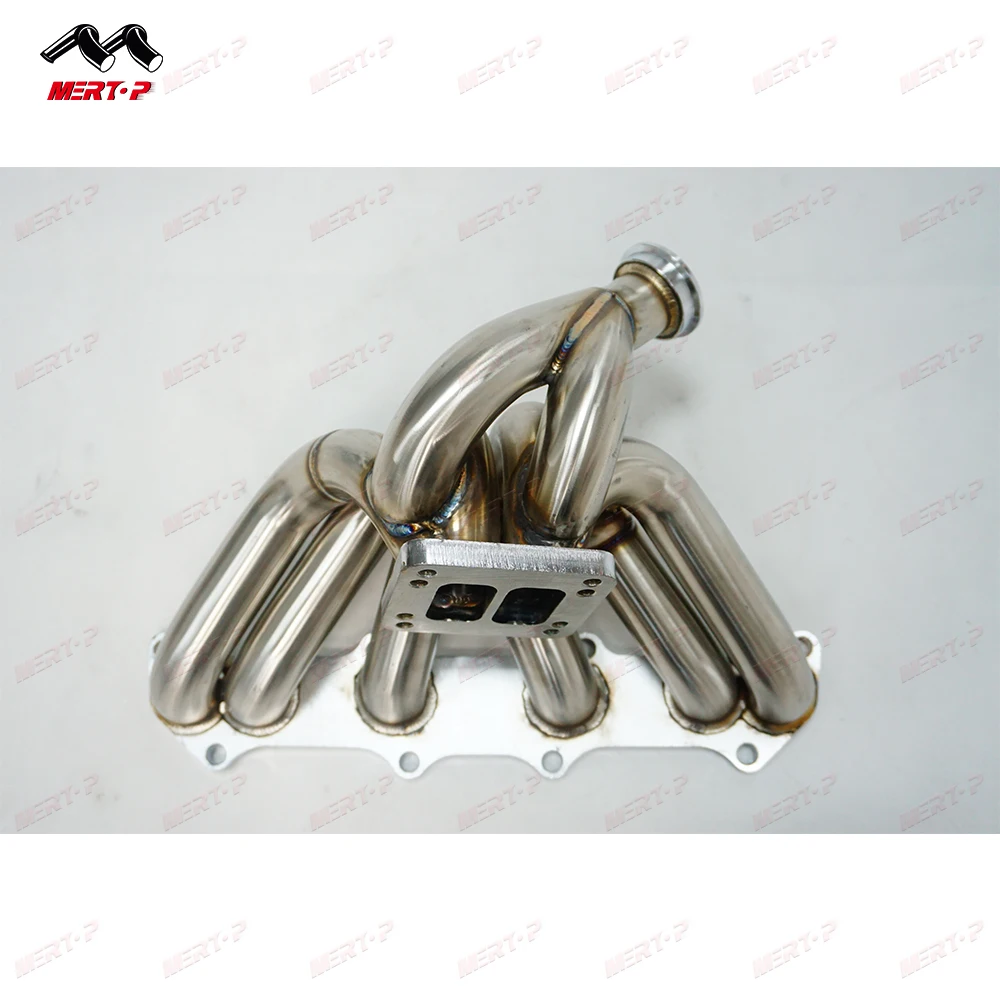 Mertop Racing T3 T4 Twin scroll 3mm steam pipe manifold for Toyota 1JZGTE VVTI