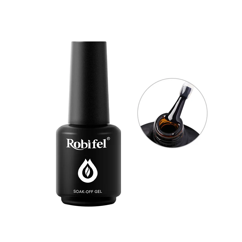 Robifel New Desgin Solid Nail Tips Glue Soft Gel Press On Nails Tips Gel Solid Nail Tip Glue Gel