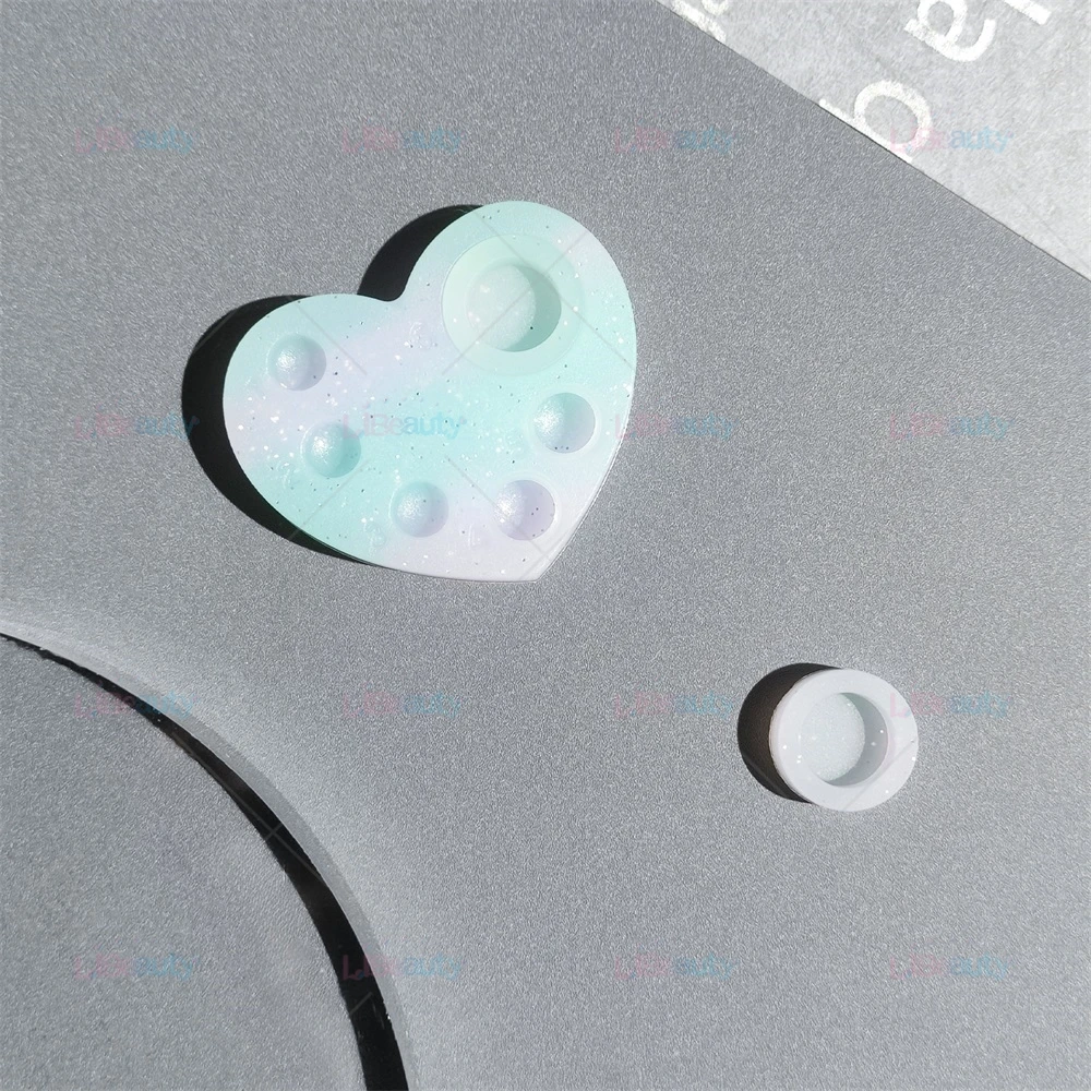 Silicone palette for Lash lifting and tinting Glitter Brow and Lash Perm and Dye Mixing Tray Reusable Silicone Lash lift Pallet