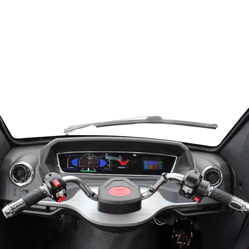 High Elastic Waterproof Seats Pearl White Electric Pickup Truck