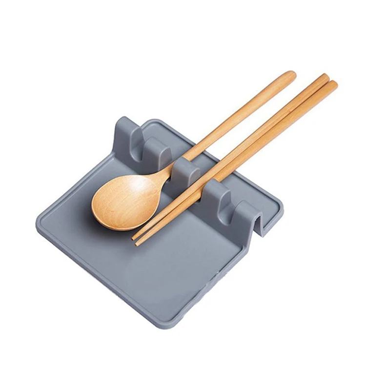 Heat Resistant Silicone Spoon rest Spoon Holder Kitchen Utensil Rest Spatula Holder