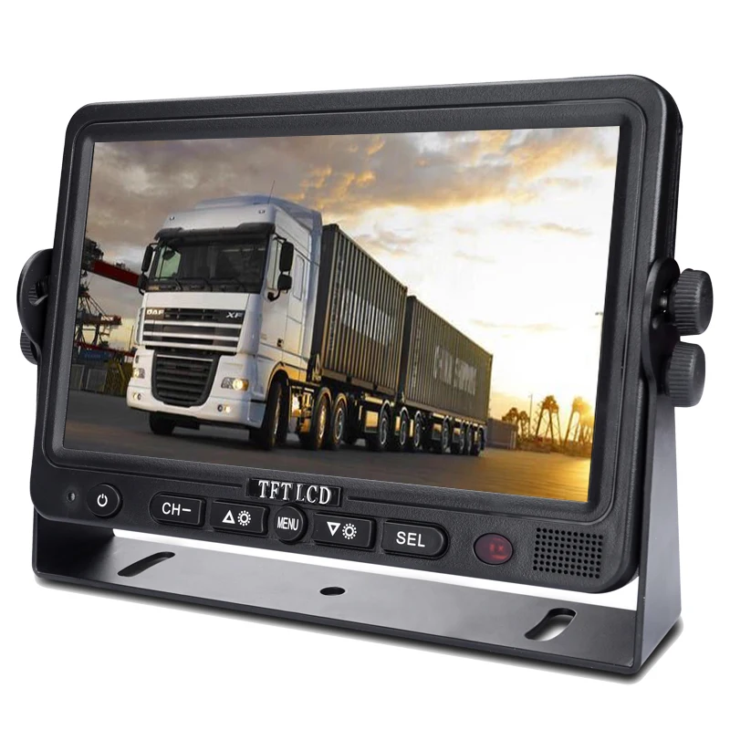 ISO Factory OEM ODM 7 Inch Car Rear View Monitor Truck Reversing Safety Monitor