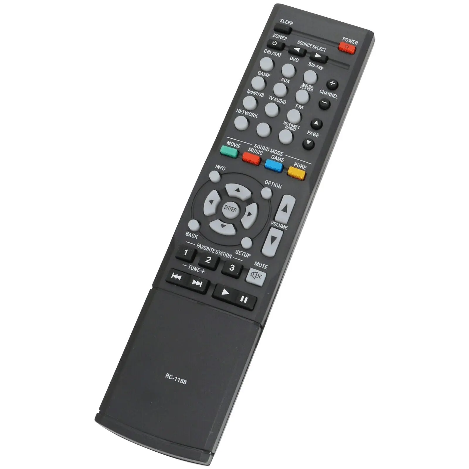 Prime Tech New RC-1168 Replace Remote Control Fit For Denon AV Receiver AVR-1713 AVR-1613