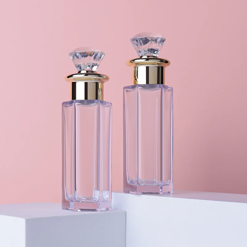 50ml Custom Empty Square Pet Bottle For Lotion Cosmetic Plastic Bottle For Skin Care Packaging