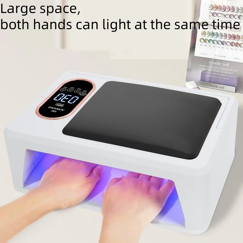 288w Uv Led Nail Lamp Professional Gel Nail Lamp Nail Desk Lamp Dual Light Source
