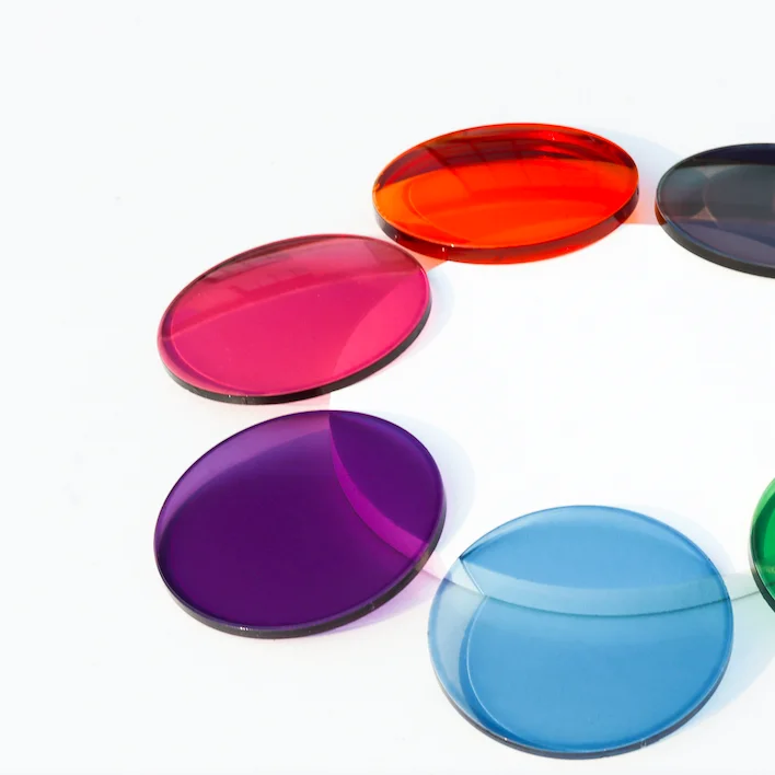 Factory Direct Super Hydrophobic Photochromic Resin Single Vision Ophthalmic Lenses Blue Block 1.56/1.60/1.67 Index Eyeglasses