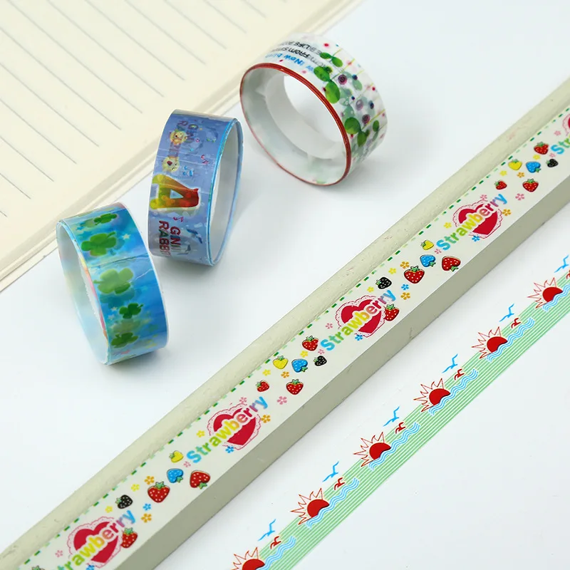 Лидер продаж милая Высококачественная профессиональная Прозрачная Фольга на заказ прозрачная высекающая кавайная Васи-лента