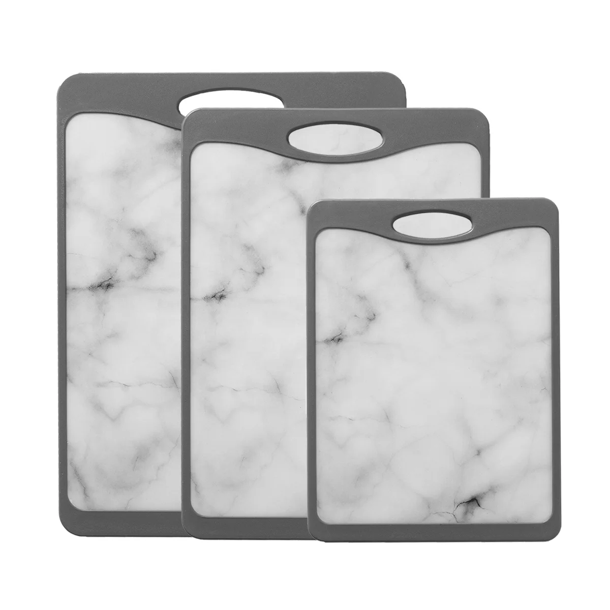 Kitchen Hanging Cutting Board Plastic Fruit Diced Cut Vegetables Marble Mdf Plastic Cutting Board Mat