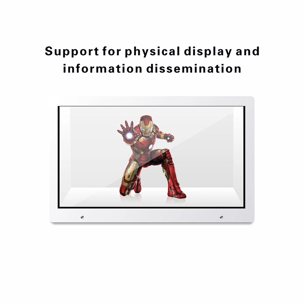 Custom LCD transparent display cabinet 3D HD display digital interactive stereoscopic projection display cabinet