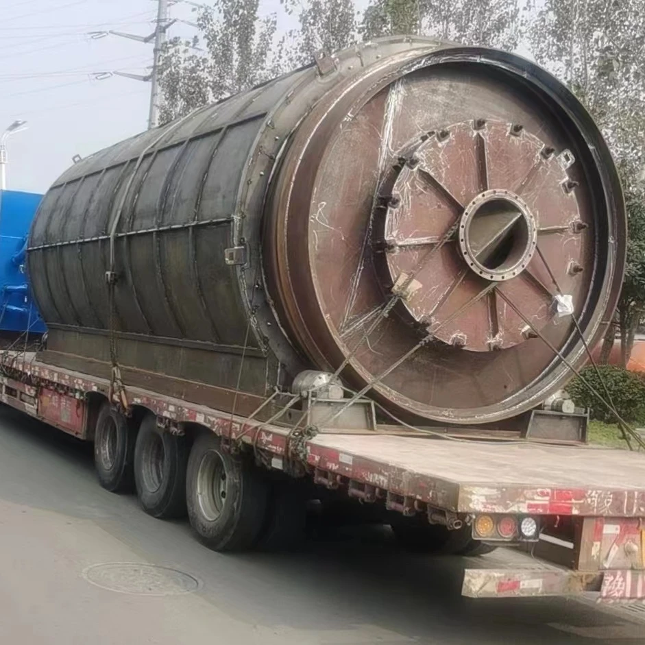 pyrolysis plant high output continuous waste plastic pyrolysis to fuel oil reactor