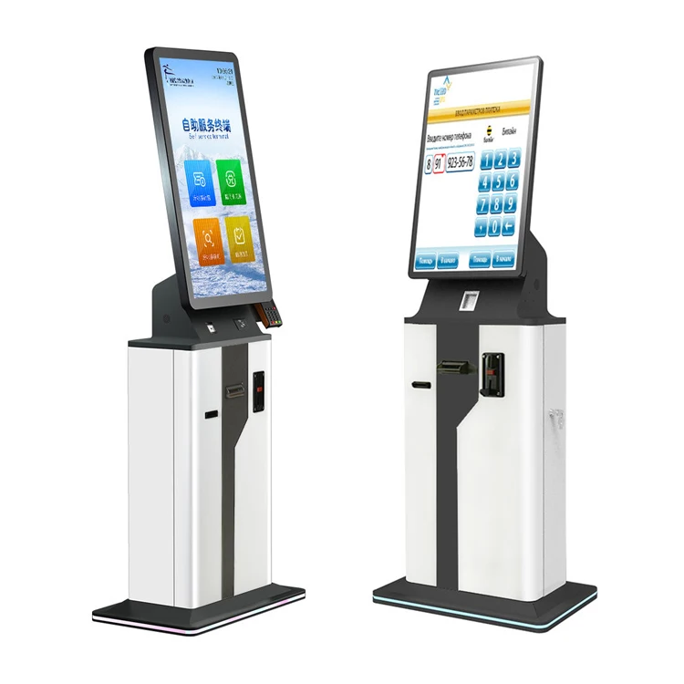 Crtly Touch Screen Automation Hotel Airport Security Visitor Management Card Dispenser Passport Id Card Scanning Self Check In K