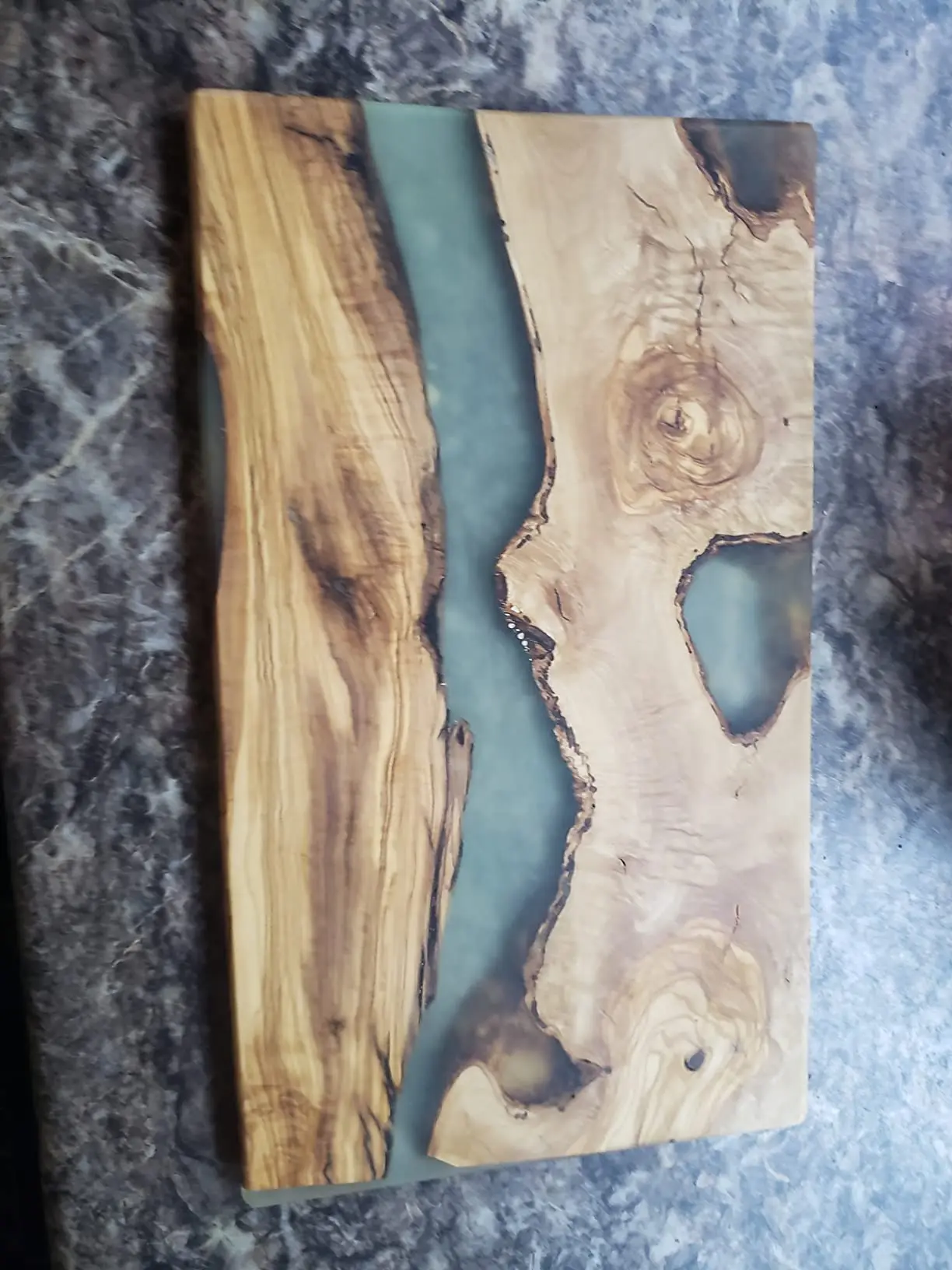 Olive Wood Cheese Board with Resin Charcuterie Boards & Serving Tray Wooden Epoxy chopping Board Premium Gift for Kitchen