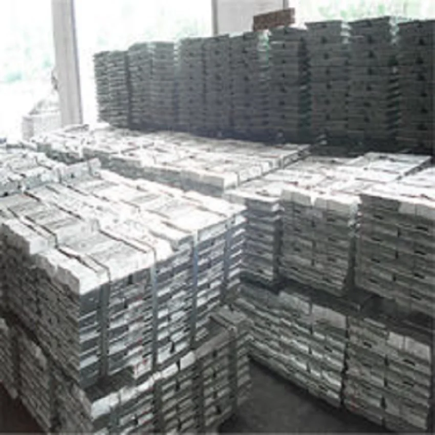 China manufacturer zinc alloy zamak 3 ingots and zamak 5