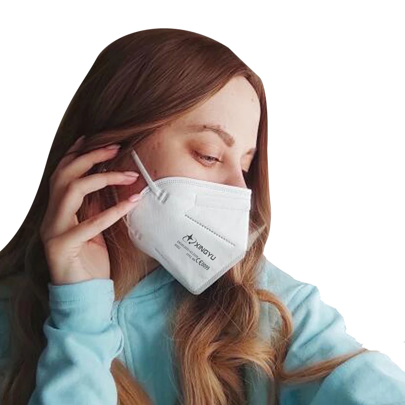 Xingyu Ffp2 Wholesale Folded Type Adult Mask 5 layers FFP2 Face Mask Supplier