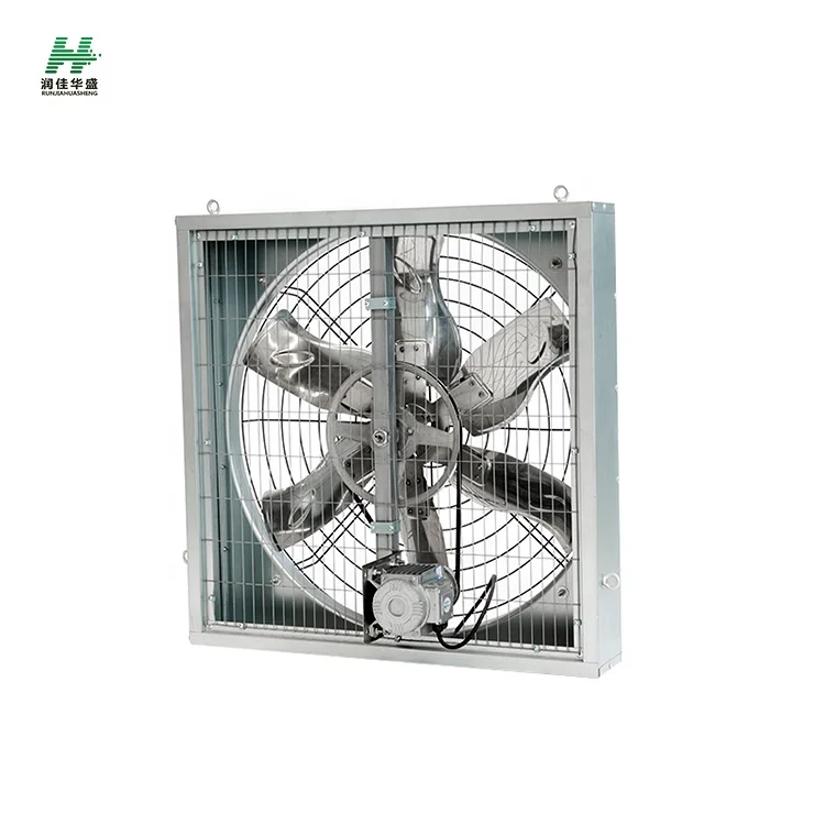 Cattle barn pig house livestock breeding fan thickened galvanized sheet hanging cattle barn fan pig house