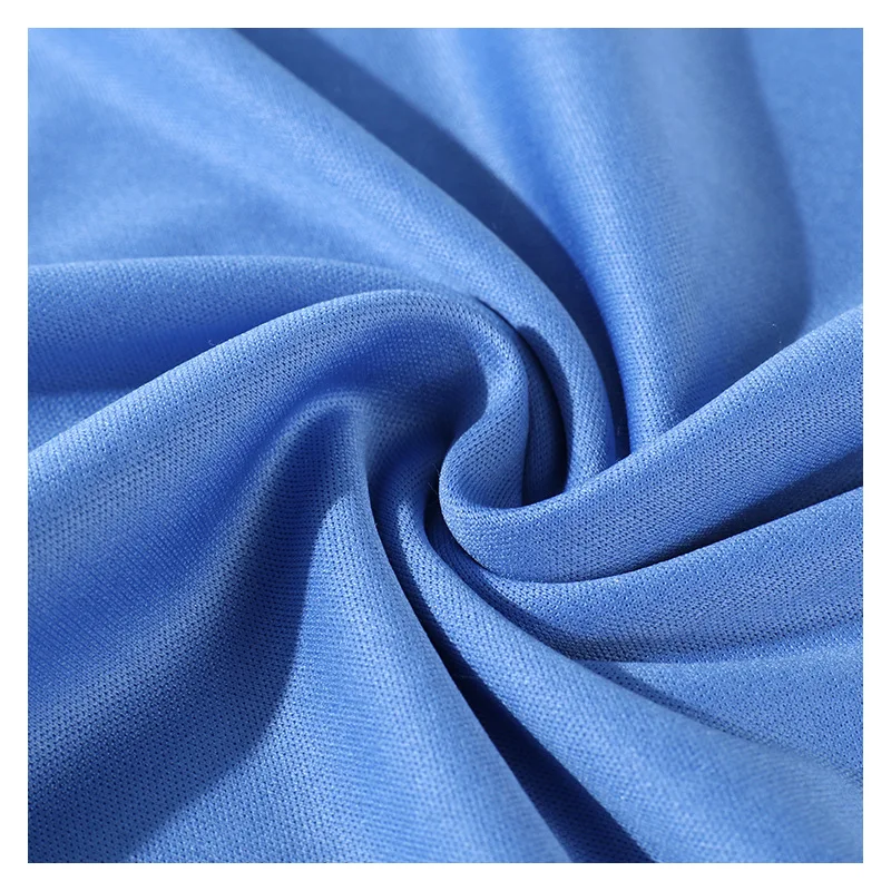 Dry Fit Polyester Sportswear Jersey Polyester Sports Mesh Knitted Fabric