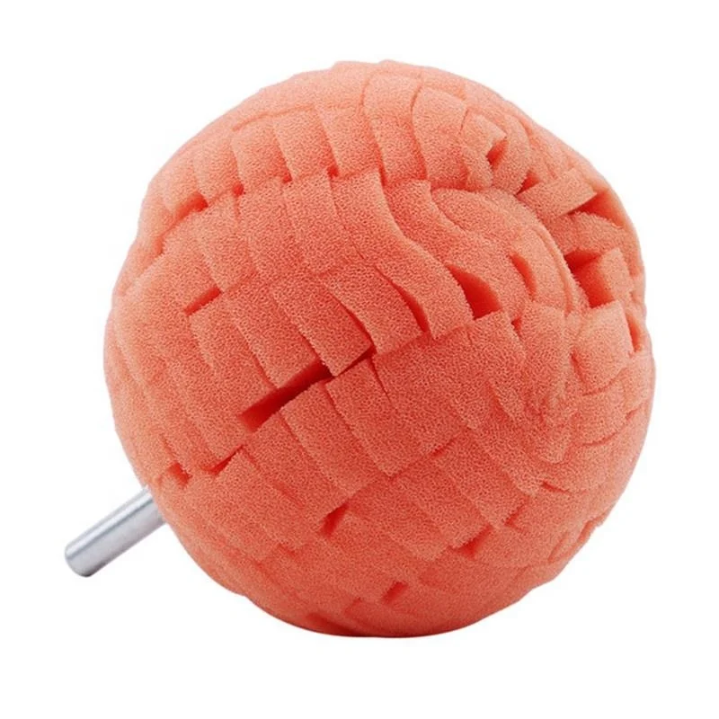 Wheel Polishing Balls for Metal Rims Foam Buffing Tool for Drill