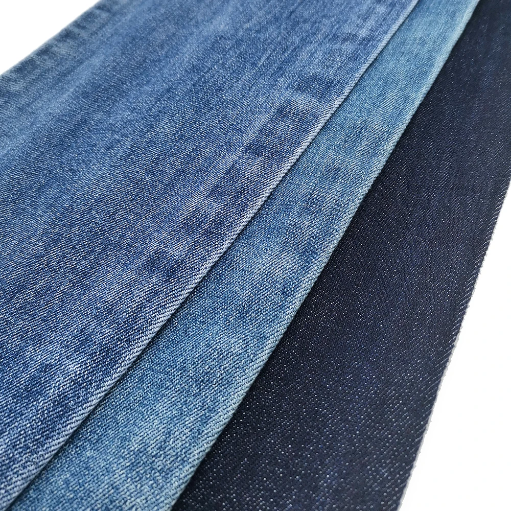 180-cm woven blue stretch denim fabric for jacket  10OA+10*10/75D+20D TR