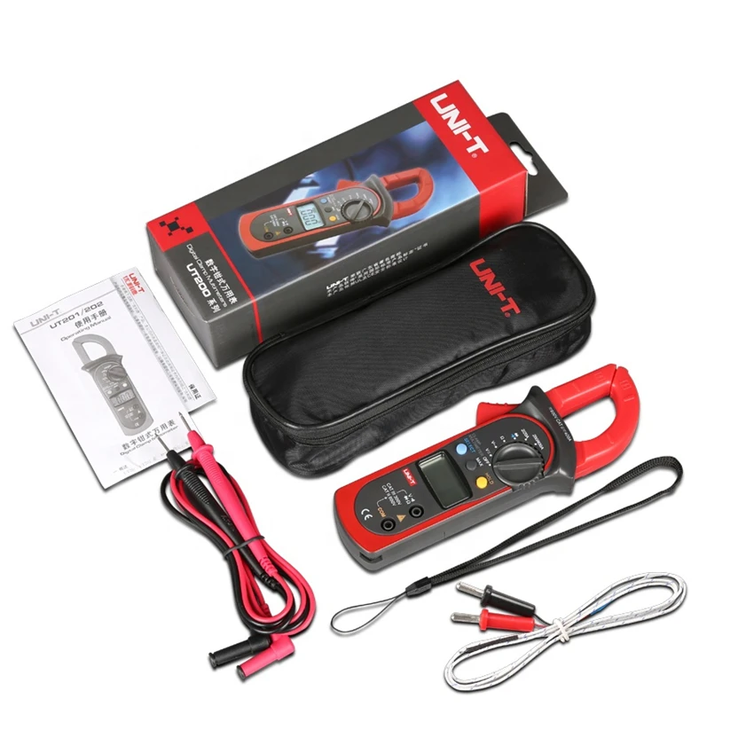 UNI-T UT200 + UT204 600A AC/DC Цифровой измеритель напряжения переменного