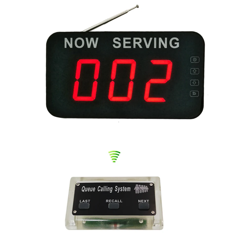 
Беспроводная система вызова в очереди, умное управление, светодиодный номер, звонок в больницу, общественная служба, место 1 экран + 1 следующая кнопка 