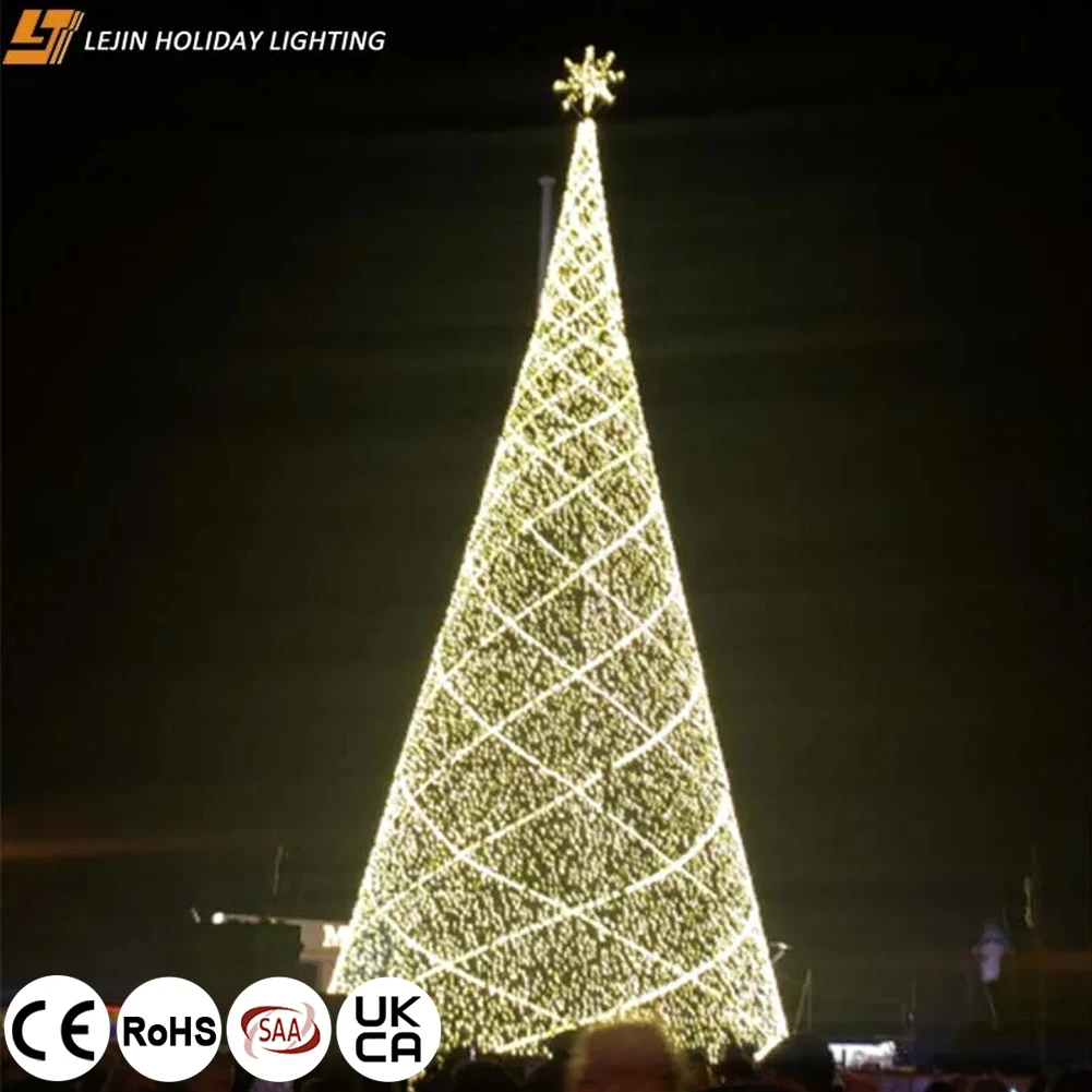 Christmas decorations led motif Light 3D Christmas tree light for Street Decoration