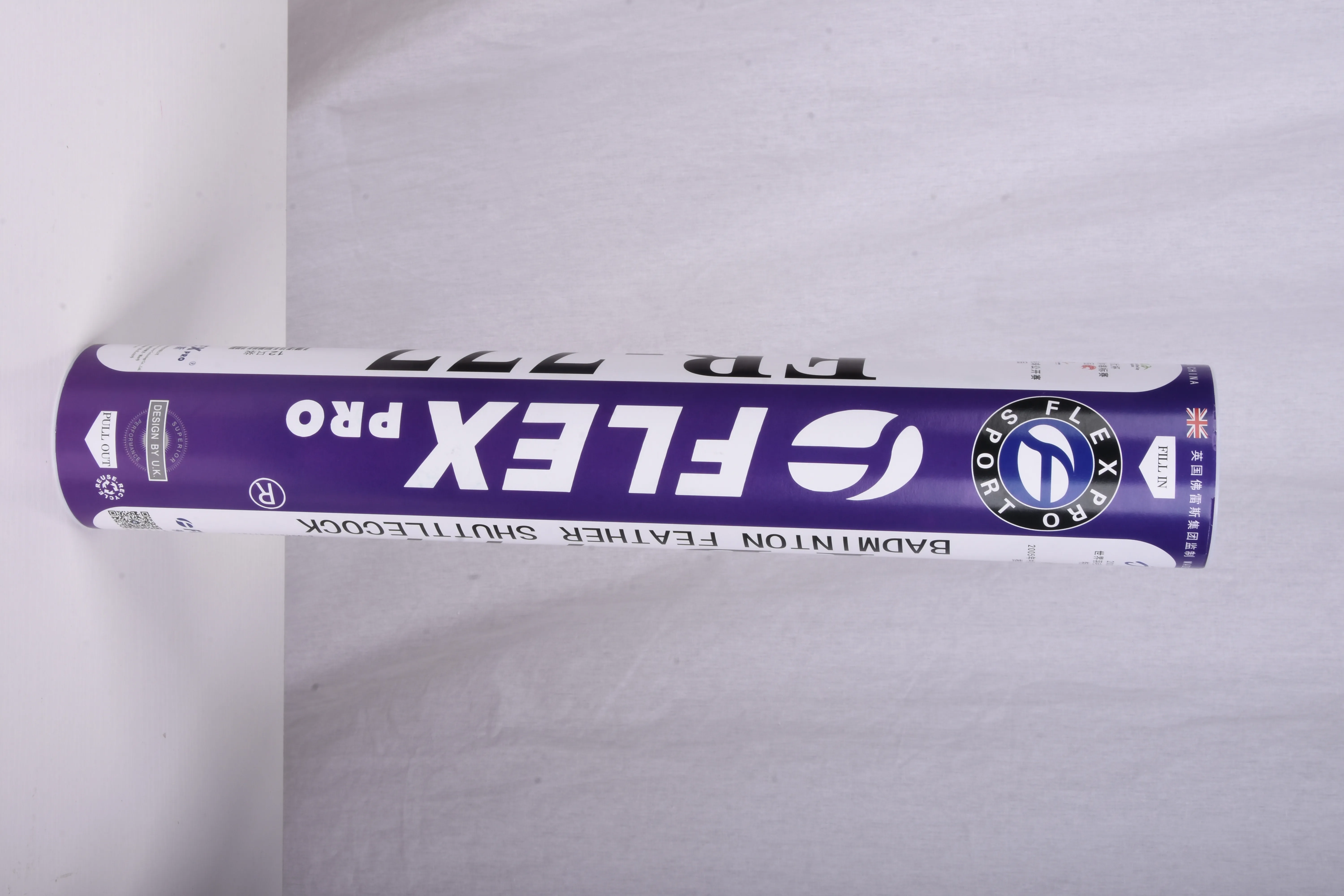 FLEXPRO FB-777Badminton Shuttlecock Indoor Outdoor Playing training duck feather shuttlecock  12pcs fob wholesale