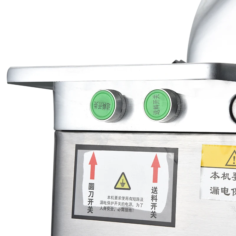 Stainless Steel Cold Cut Meat Cutting Machine Commercial Electric Vertical Automatic Slicing Slice Slicer Machine For Meat