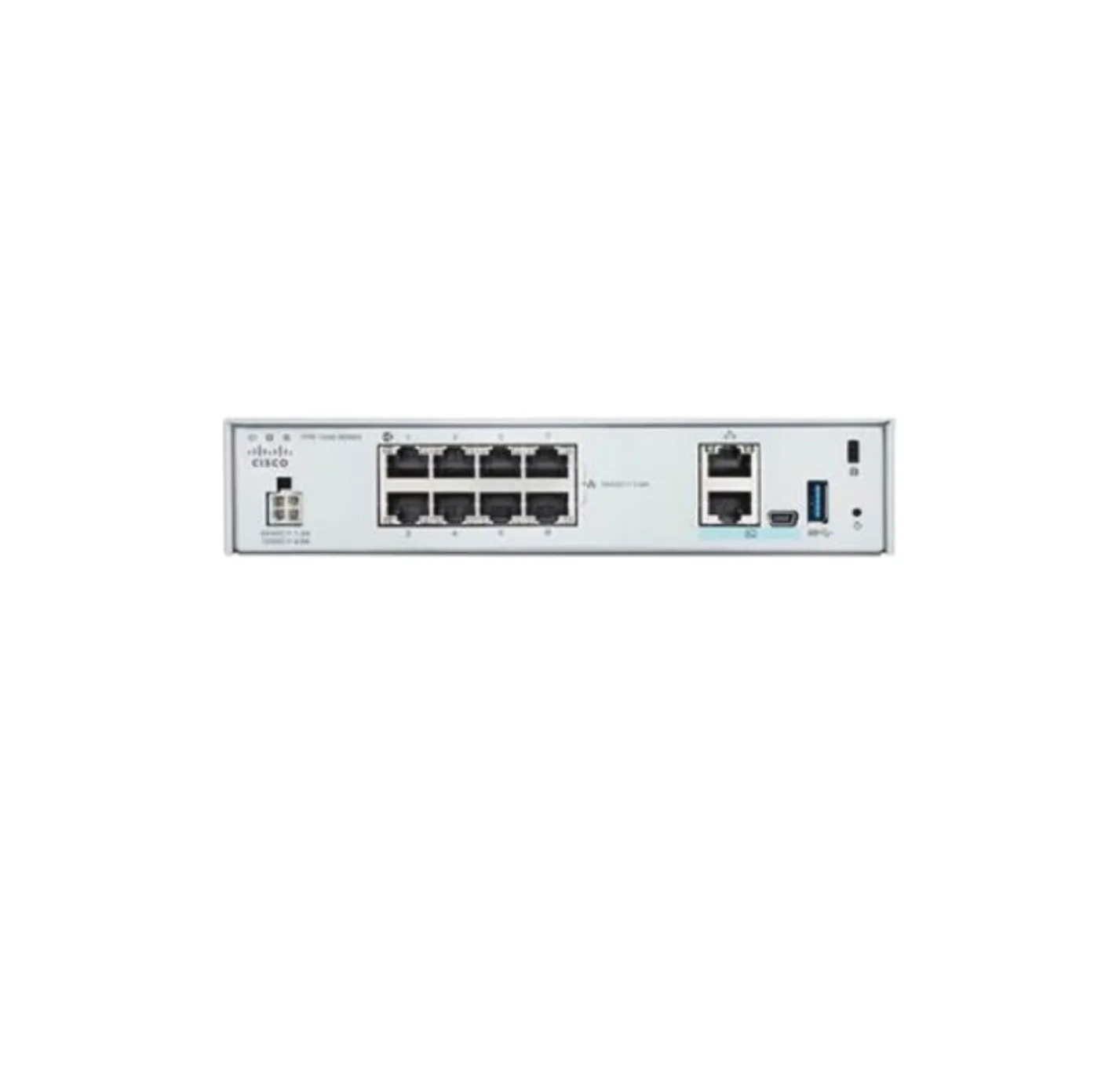 FPR1010-NGFW-K9 Cisco Next-generation firewall  Durable and stable performance NGFW: 650 Mbps 8 * GE