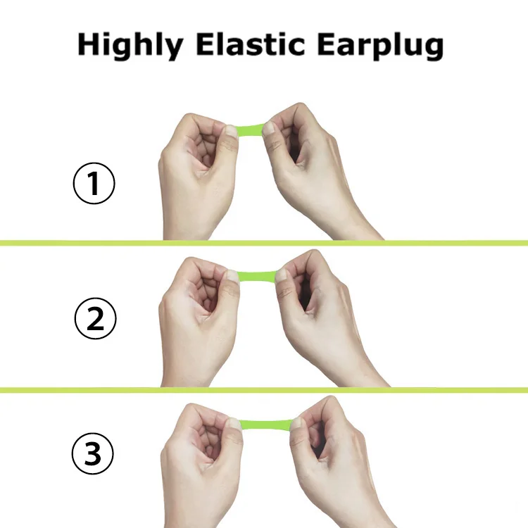 5 Pairs Soundproof Earplugs Foam Ear Plugs Sleep Earplugs Noise Reduction Ear Plugs for Sleeping