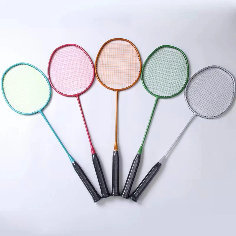 High quality carbon graphite badminton racket light weight 32 LBS racket professional competition