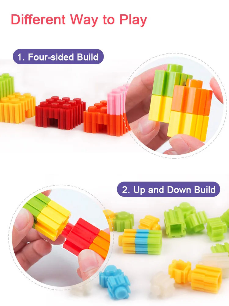 Ukenn New cheap price Geratoni Diamond Building Block  Educational Baby ABS building block Space Toy 8mm Building Block For Kids