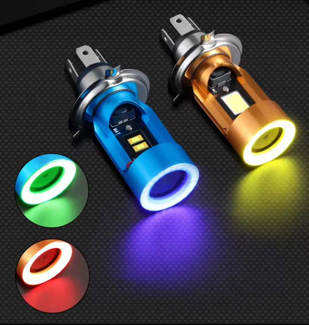 2022 New high quality F8 M8 H4 MOTOLED Motorbikes LED Spotlight Headlight12v-48V Waterproof Spot Fog Lights For Motorcycle