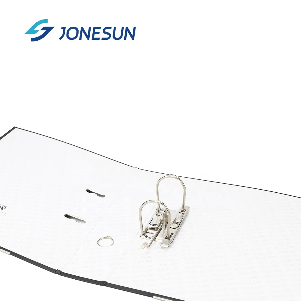 A4 FC size 2 3 inch cardboard paper 2 hole ring binder folder lever arch file with PVC film metal clip