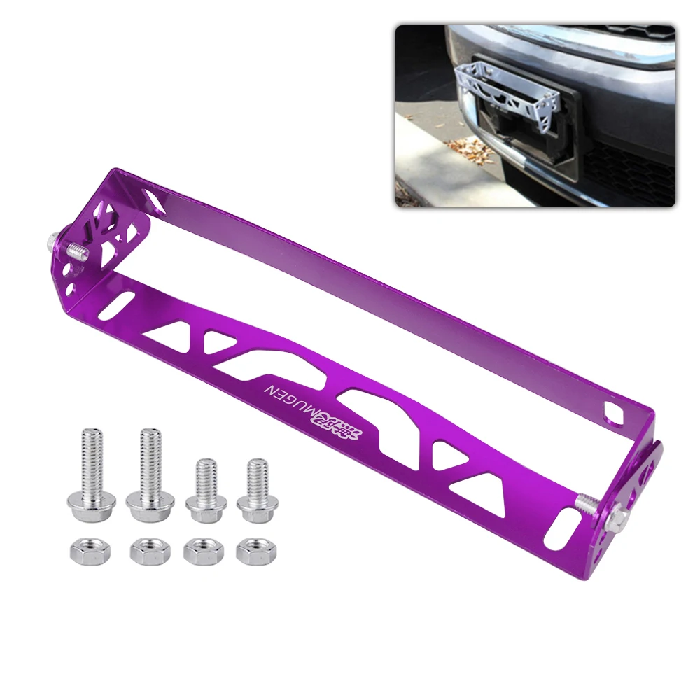 Car License Plate Frame Aluminum Rotating Number Plate Adjustable License Plate Frame Tag Holder For BMW VW FORD