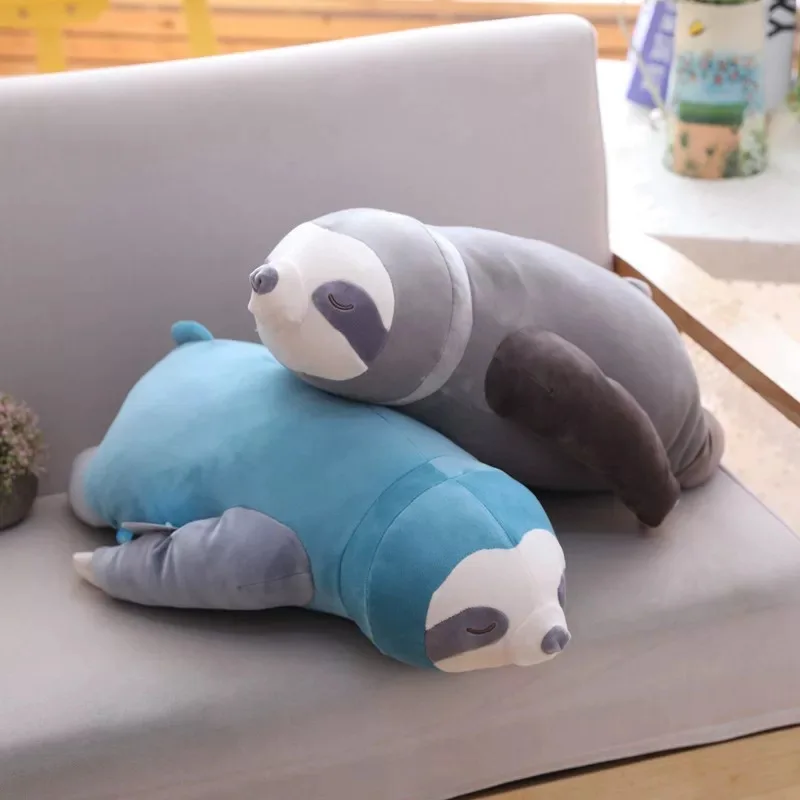 Kinqee Stuffed Toy Cuddly Chubby Animal Plush Cuddly Sloth Llama Koala Racoon Hugging Plush Toy Cute Animal For Children