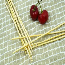 Waxed Tusteng Cutting Unique Style Hot Ruler Round Skewer Walking Sticks Bamboo Rotating Bbq