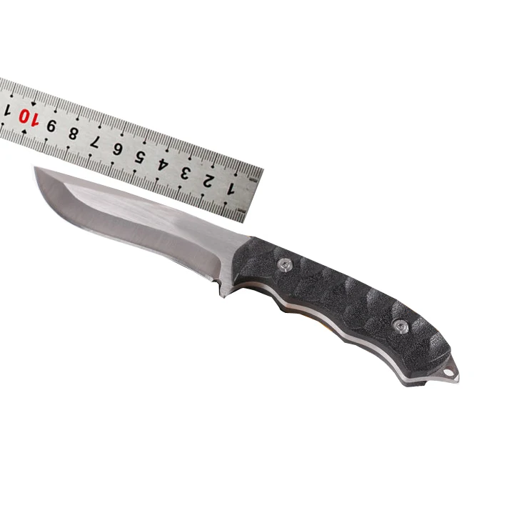 OEM High Quality Custom Popular Design EDC Outdoor Fixed Blade Knives Tactical camping Pocket knife with Sheath