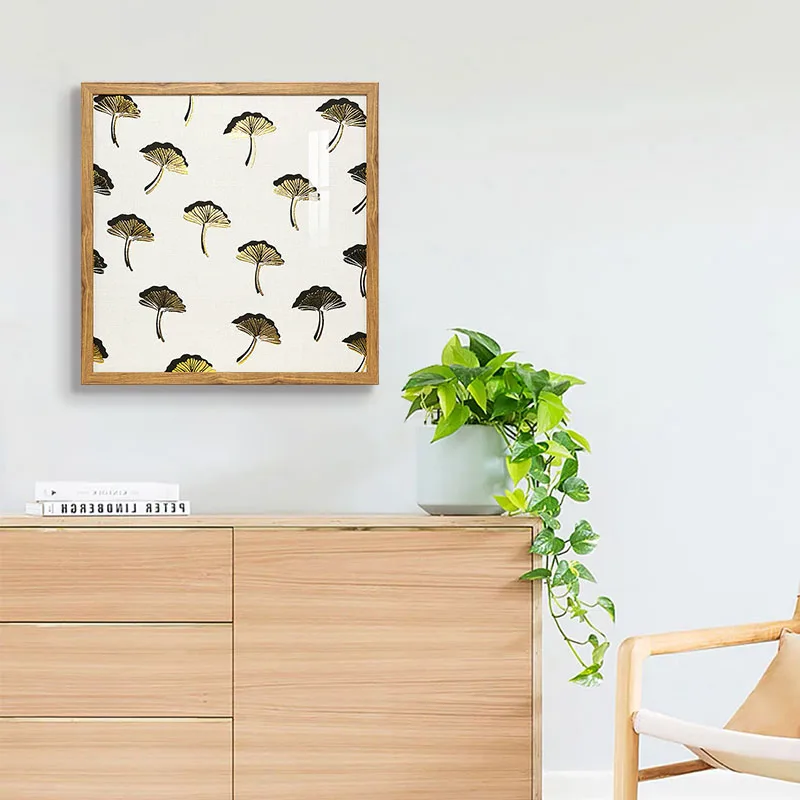 Ginkgo Leaf Gold Foil Decor Canvas Art Prints Decorative Wall Printing