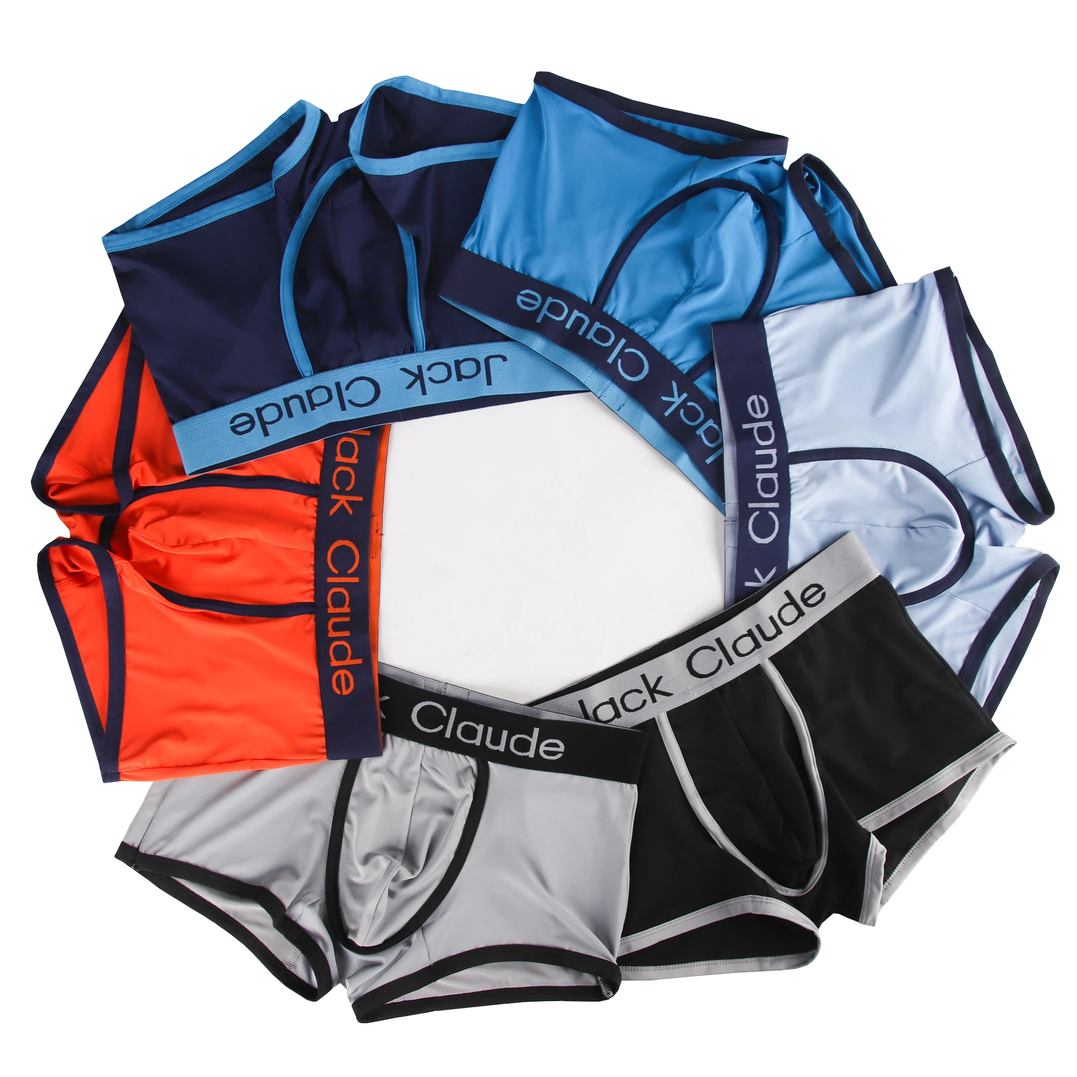 
Factory Price Mens Underpant Wide Woven Waistband Breathable Boxer Briefs 