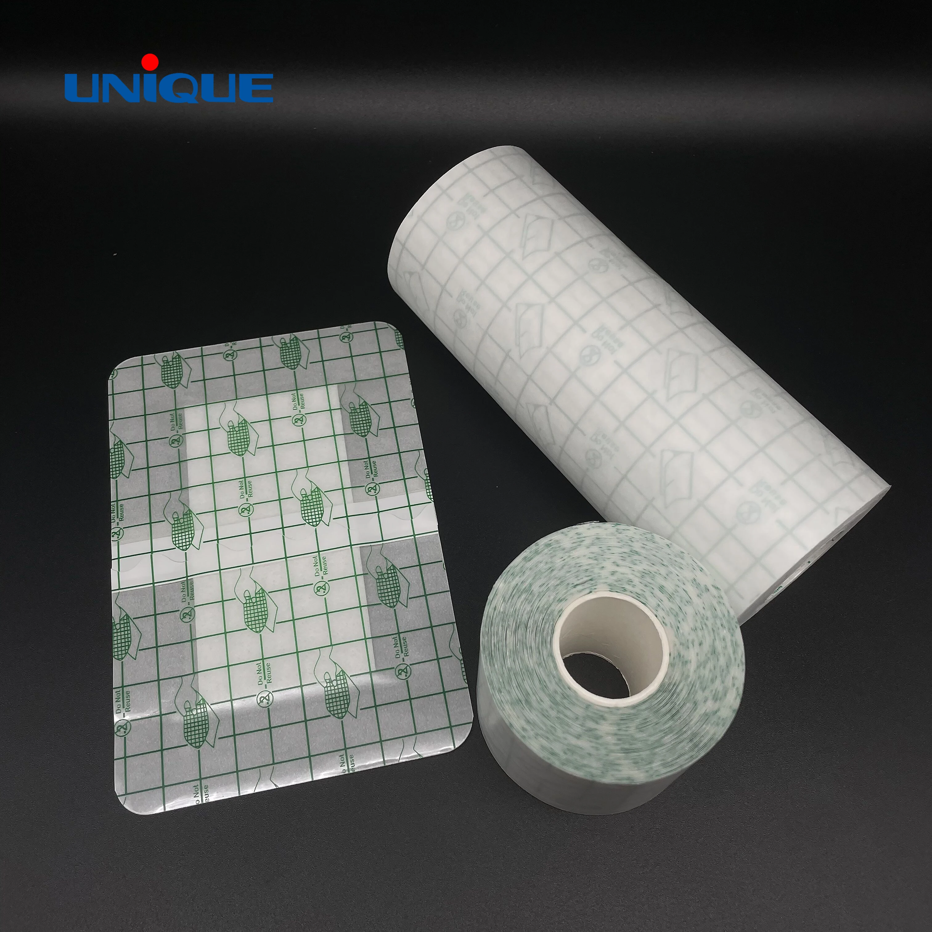 Unique Medical Adhesive PU film Waterproof Wound Transparent Dressing