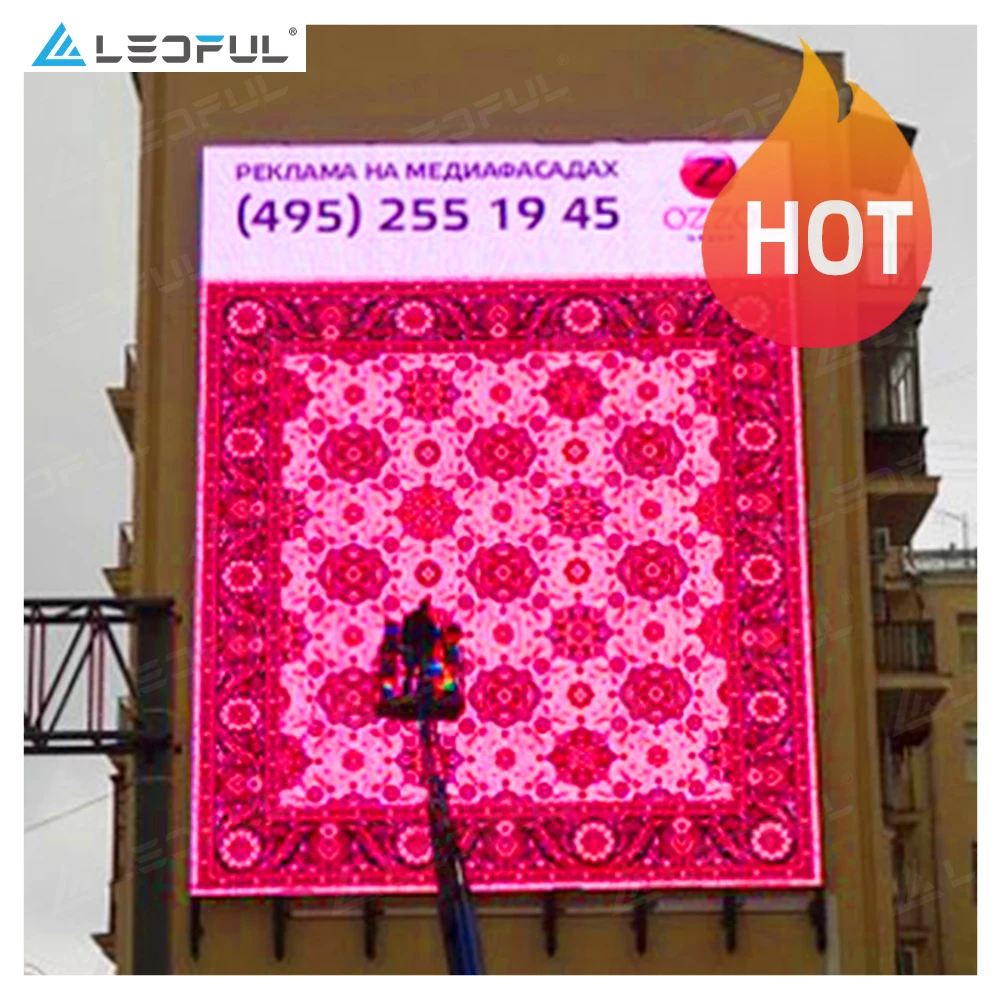 Thin and Light 960*960mm Cabinet P10 Outdoor LED Cabinet 960X960 Commercial Advertising LED Digital Signage And Displays Screen
