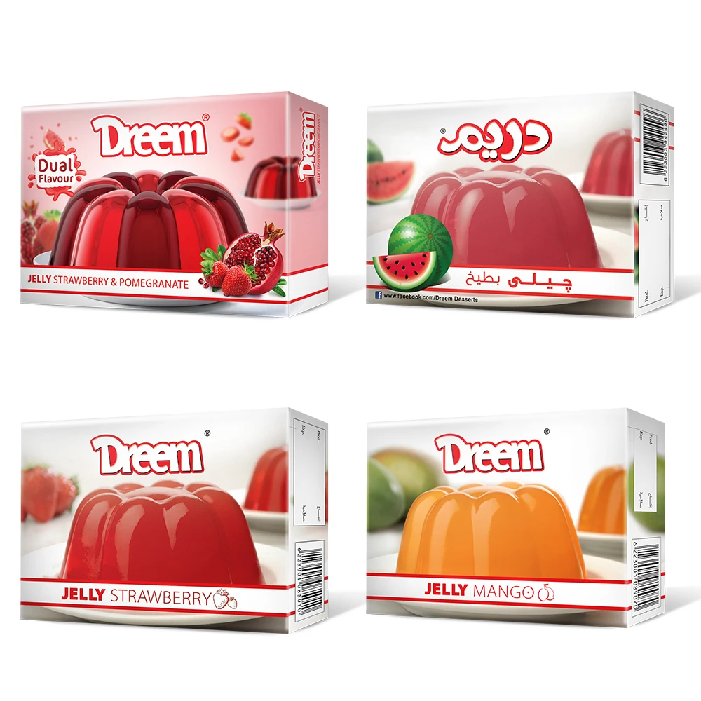 Manufacturer Raspberry Cherry Apricot Fruit Jelly Powder Dessert Pudding Yogurt Jelly Powder Halal Food Jelly Powder On Selling