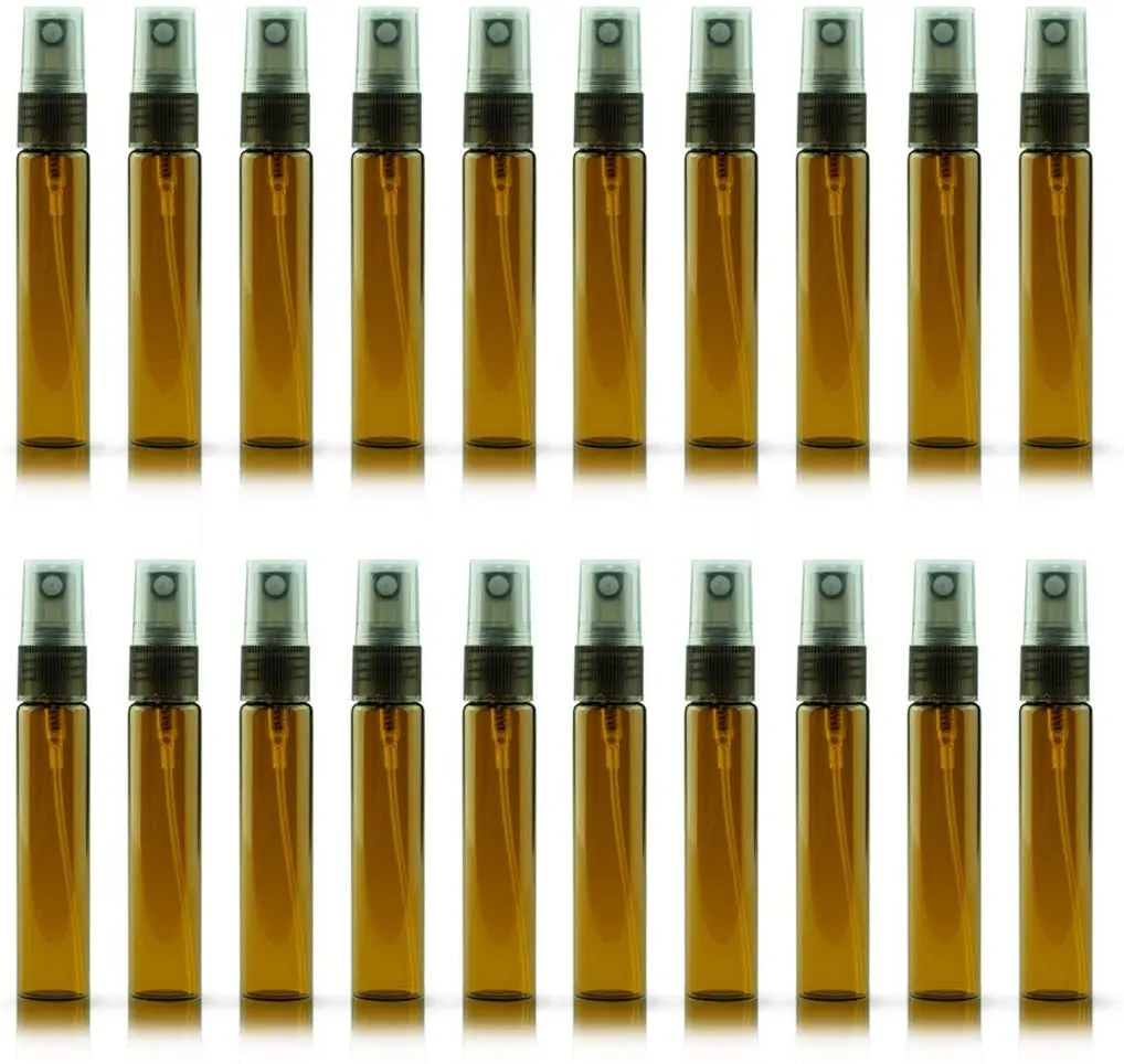 wholesale Empty 2ml 3ml 5ml 10ml fancy clear mini atomizer mist tester glass botol parfum perfume sample vials spray bottle