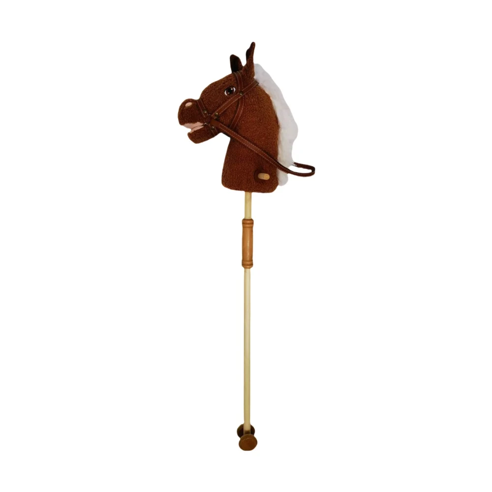 Новый материал hobby horse stick с роликом + лошадь реалистичный звук съемная функция может сэкономить много места для доставки