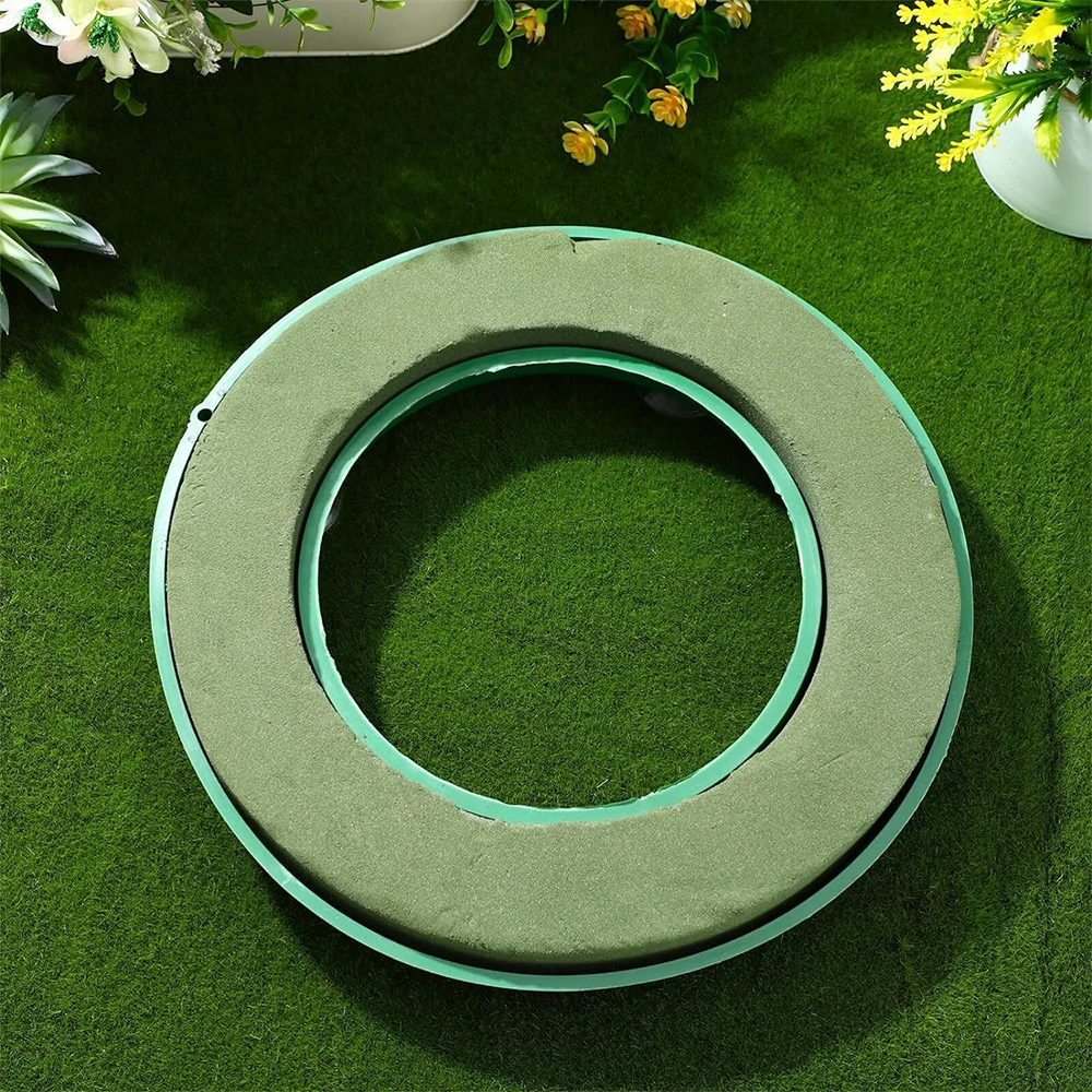 INUNION Hot Sales Round Foam Flower Mud Plastic Frame Suction Cup High-Density Floral Foam