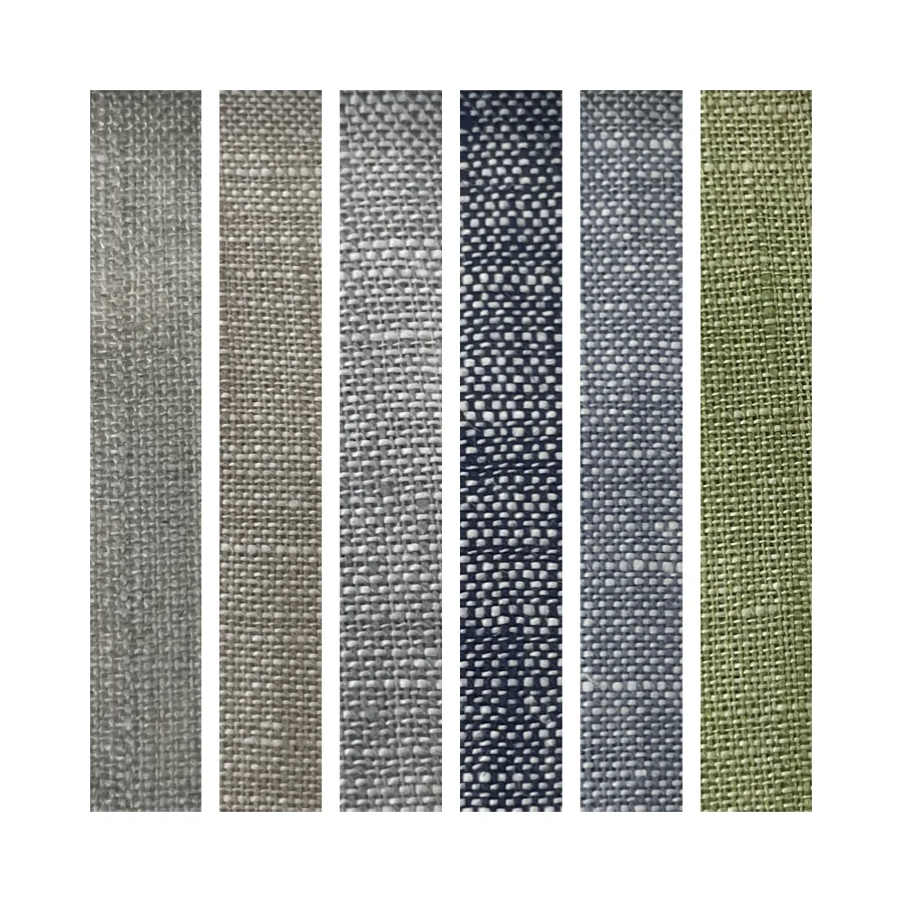 2024 Hot sale Wear-resistant breathable plain pure Linen fabric made in China