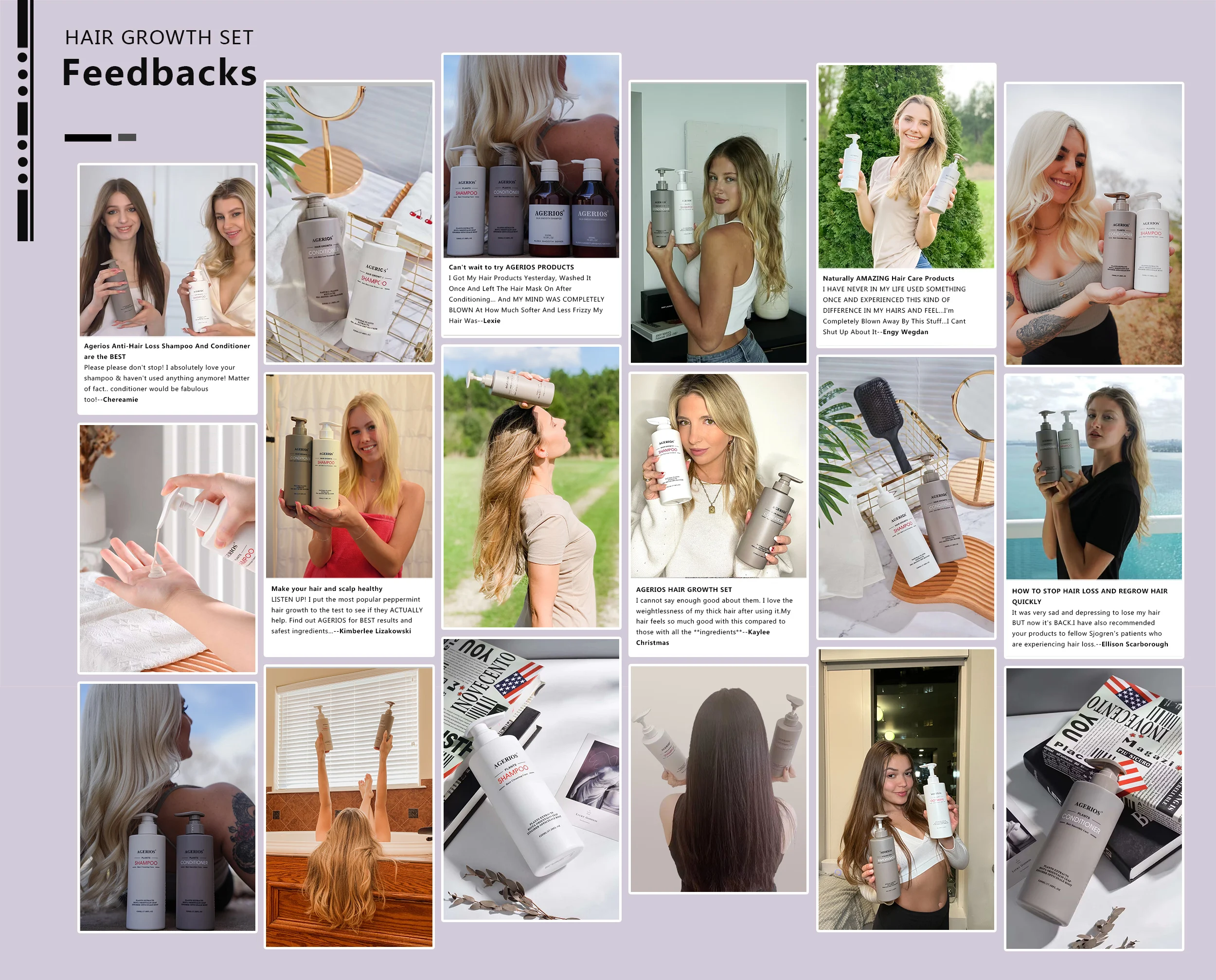 Anti Hair Loss Anti Off Organic Natural Herbal Ginger growth Hair Shampoo And Conditioner