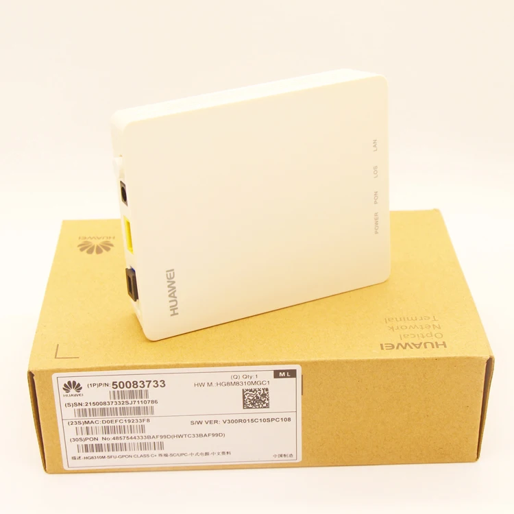  GPON Huawei HG8010 GE Однопортовый гигабитный порт Терминал EPON XPON FTTH ONT применим к режиму и английскому интерфейсу